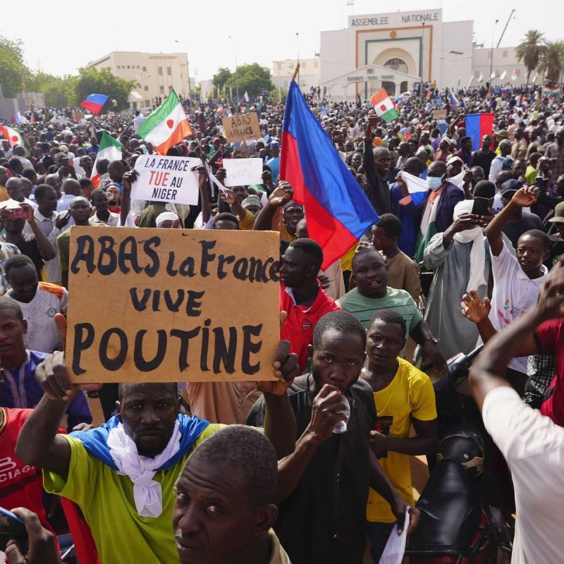 Niger Manifestation Pro Russie