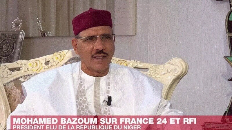 Bazoum entretien RFI France24