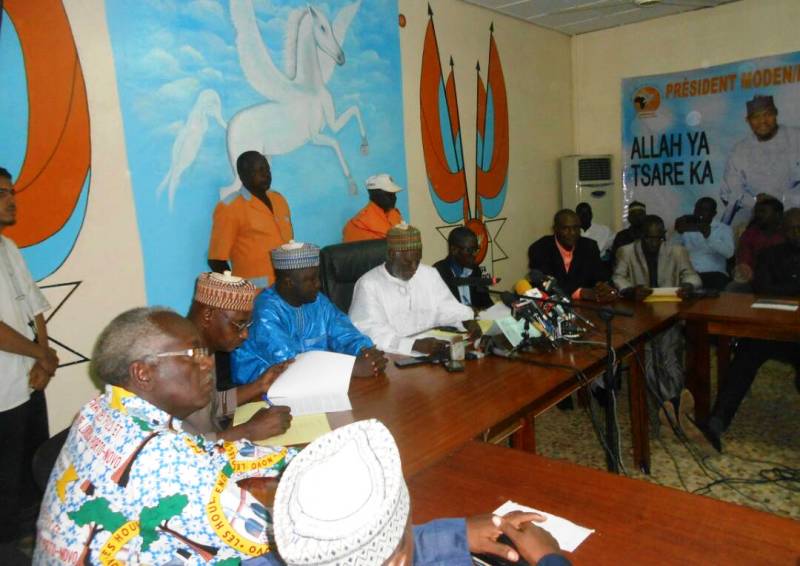 Opposition politique Niger 11-11-2017