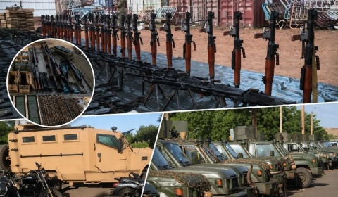 Évènements de Niamey : la télévision nationale expose l’arsenal « saisi » auprès des mutins