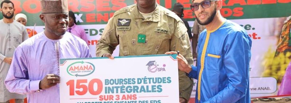 Éducation et solidarité nationale : AMANA Transfert d’Argent offre 150 bourses d’études aux ayants droit des Forces de défense et de sécurité (FDS)
