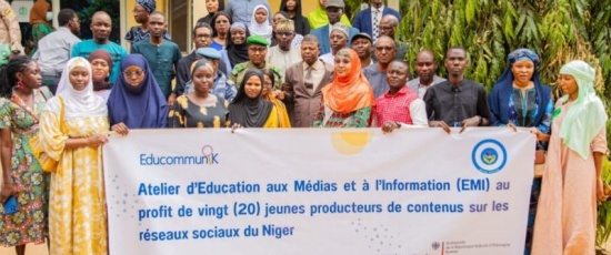 Éducation aux Médias et à l’Information : De jeunes créateurs de contenus nigériens outillés pour servir de rempart contre la désinformation