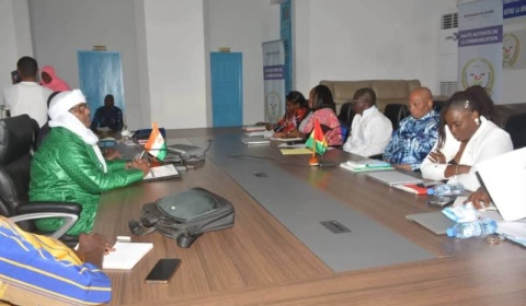Coopération médiatique : le président de l'ONC en visite de travail à Conakry