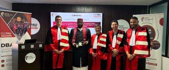 Académie : Ibrahim Yacouba désormais « Doctor in Business Administration »