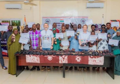 Niamey : l'ONG EMMNR forme 17 jeunes à la fabrication de chaussures artisanales pour favoriser leur autonomisation