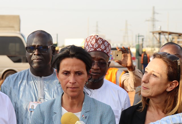 Chrysoula Zacharopoulou visite centrale solaire Gourou Banda