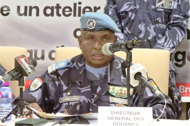 Colonel Oubandawaki DG Douane