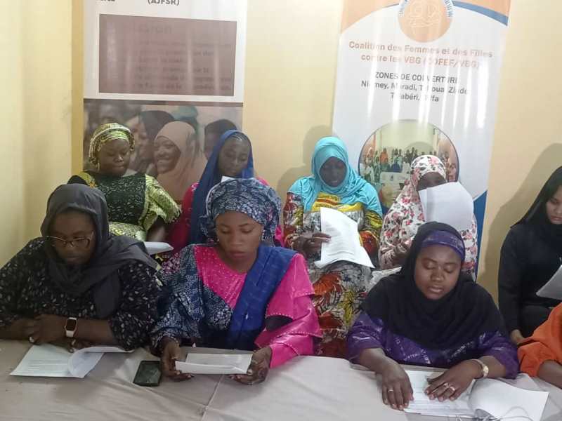 Declaration organisations jeunes Filles et jeunes Femmes du Niger BIS