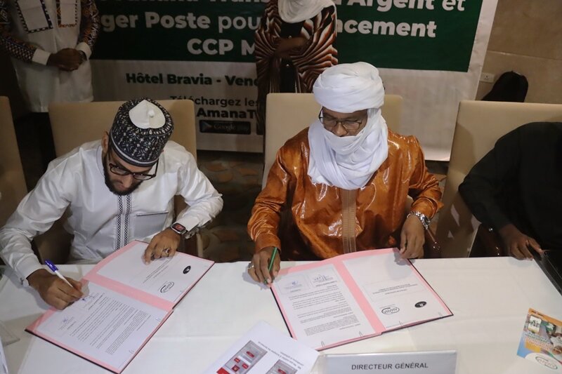 Signature convention Amana NigerPoste