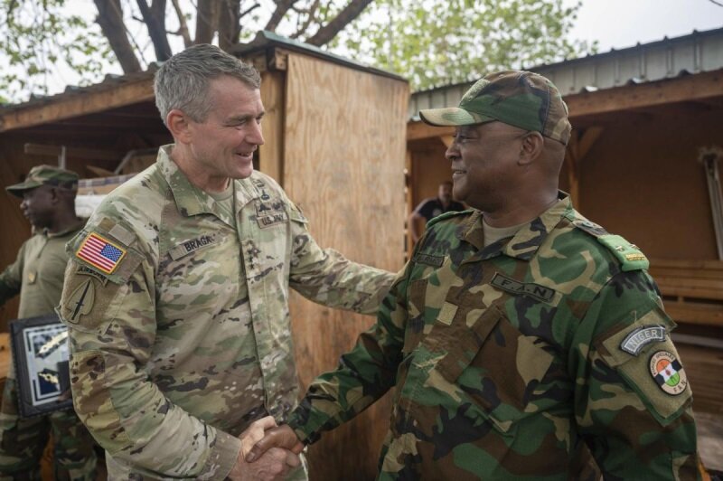 Soldat americains et Nigeriens