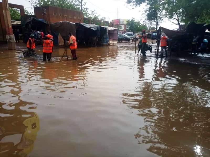 Inondations Grand marche Niger 2024