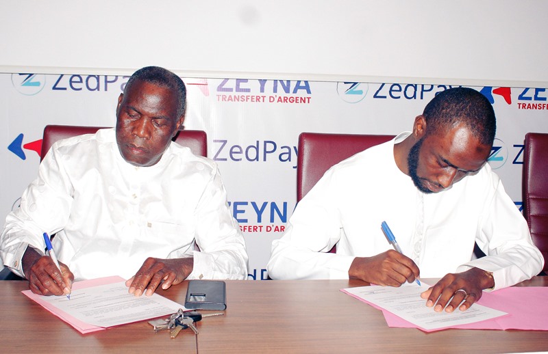 Signature partneariat Zena et ZedPay