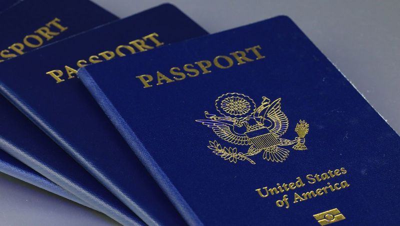 Passeport USA Etats Unis