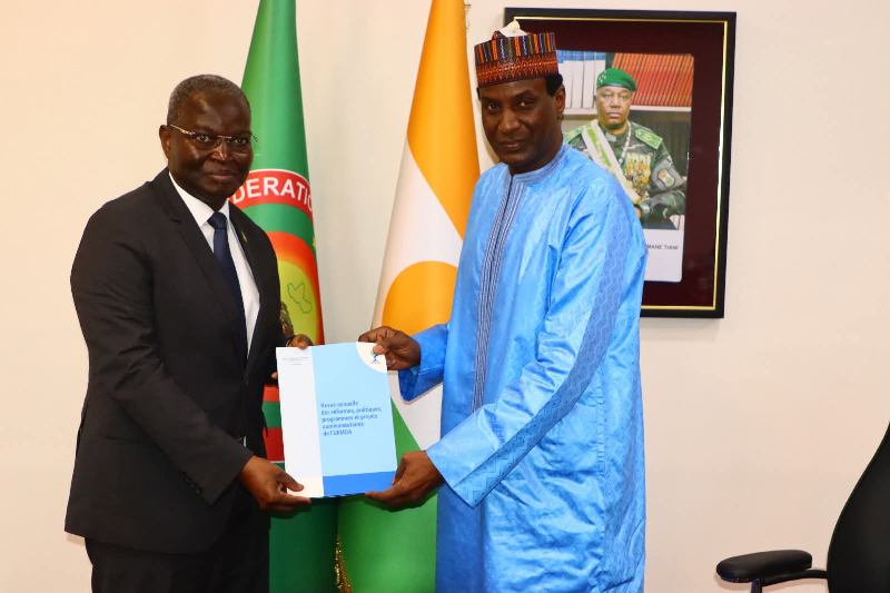 Remise Memorandum Revue Annuelle UEMOA Niger