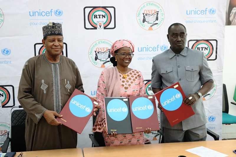 Signature convention RTN ONEP et Unicef