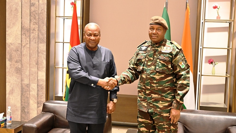 Visite John Dramani Mahama Niamey