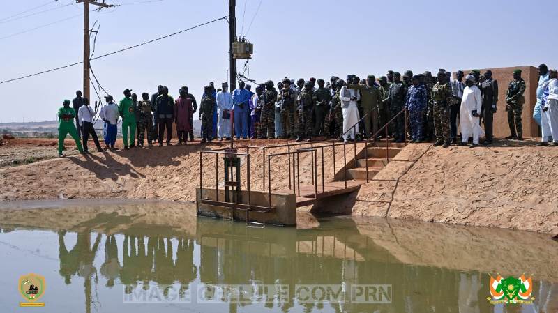 Visite Tiani amenagement hydroagricole Saguia Amont BIS
