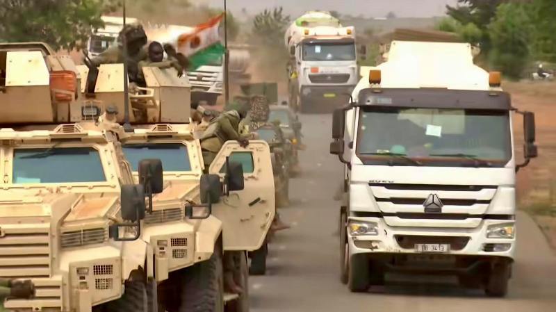 camions citernes escorte