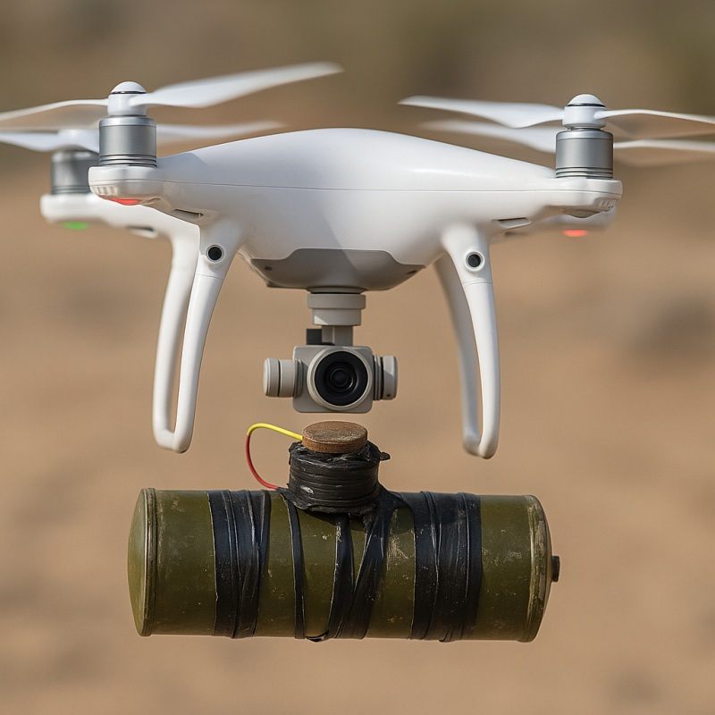 drone modifie explosif