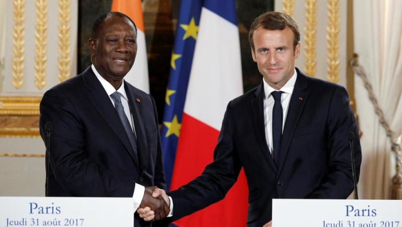 Ouattara et Macron