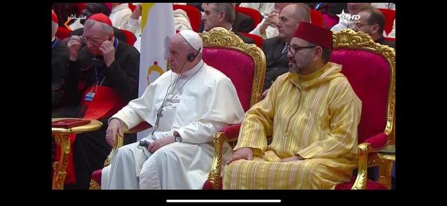 Pape Francois et Mohammed VI BIS