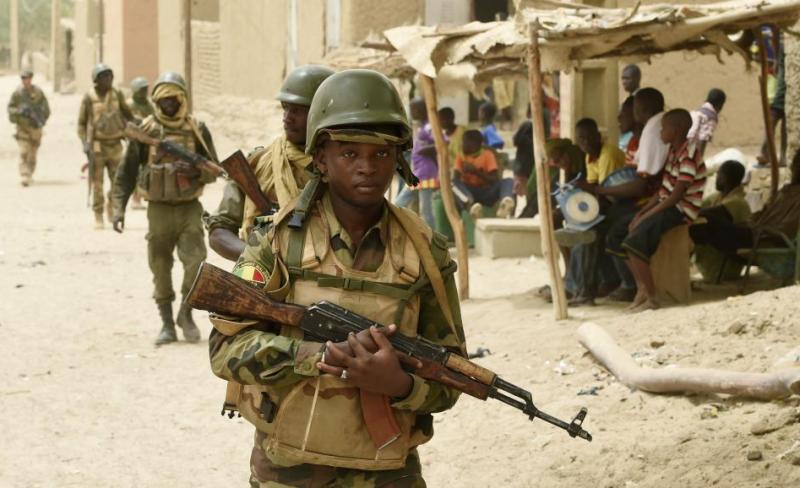 Soldats armee malienne