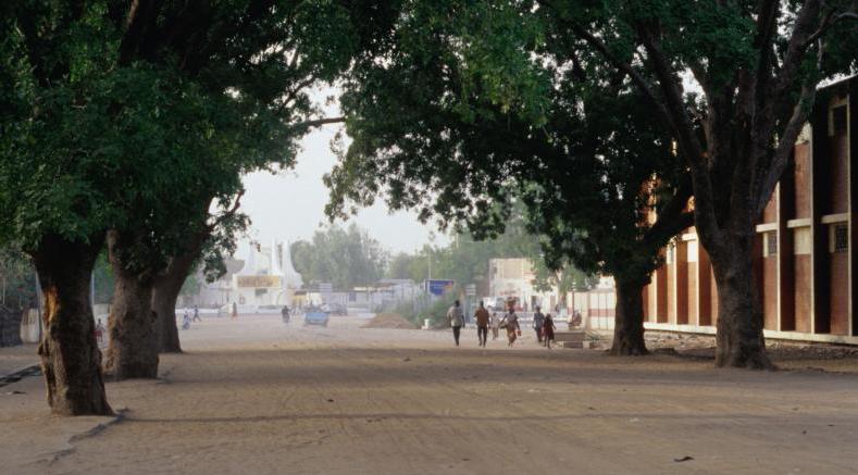 Une rue de Ndjamena au Tchad