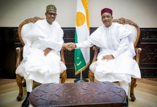 Buhari et Issoufou a Niamey