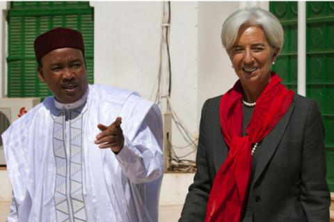 Issoufou Mahamadou et Chrisitine Lagarde