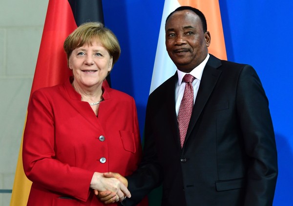 President Niger Issoufou Visits Merkel