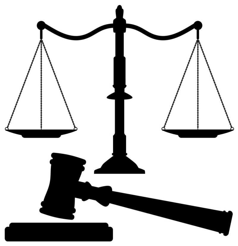 marteau juge balance justice livres droit