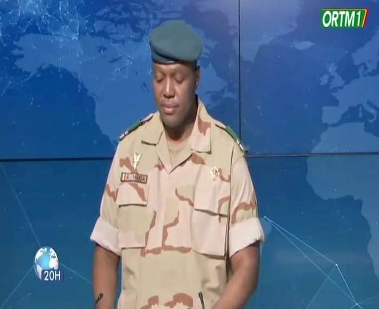 militaire malien tv annonce coup etat BIS