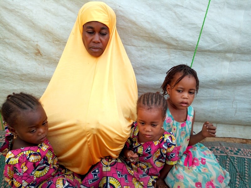 Falmata Mamadou et enfants