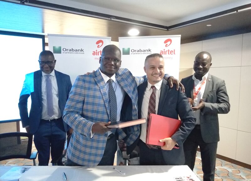 echange de document signature partenariat Airtel ORABANK BIS1
