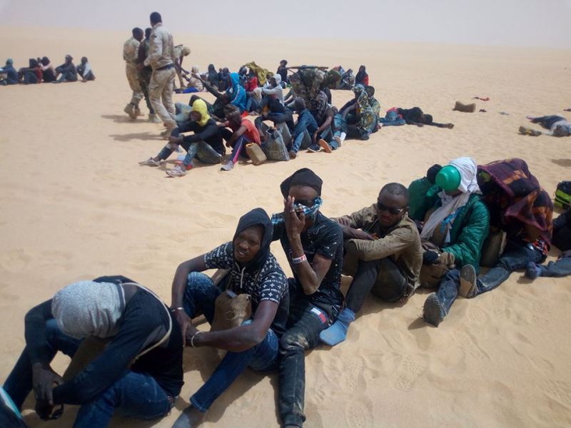 migrants abandonne Agadez par leur passeurs