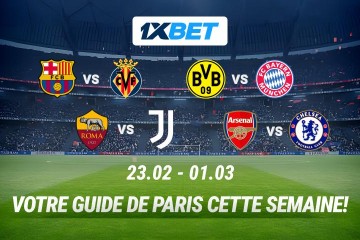 Arsenal vs Chelsea dans le derby londonien et le Klassiker en Bundesliga : toute la jet set se réunit pour vous !