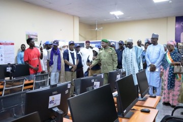 Tahoua : le PAM inaugure « Guidan Fasaha », un espace communautaire pour faire du numérique un nouveau levier de résilience, d’innovation et d’inclusion