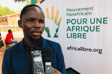 Rencontre entre Socrate Gutenberg Taramboye et les étudiants de l'Université de Bangui