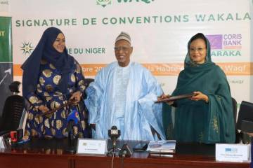 Finance : la Haute Autorité du Waqf (HAWAQF) du Niger et Coris Baraka signent une convention Wakala au profit des bénéficiaires des projets Waqfs