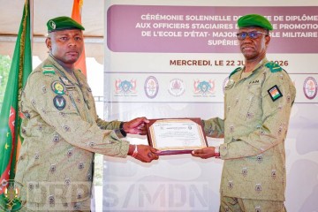 Défense : fin de stage de la 5e promotion du Cours d’État-Major de l’École Militaire Supérieure (EMS)