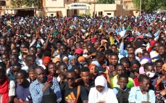 Niamey : la jeunesse scolaire se mobilise massivement pour soutenir le CNSP et appeler à l'unité dans la lutte contre l'impérialisme