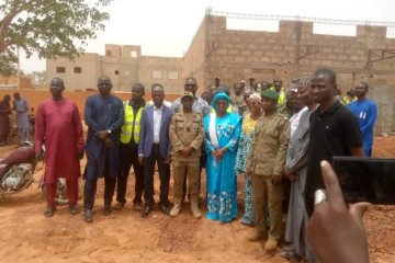 Projet du CNSP de construction de classes à Niamey : 43% de taux d’exécution en 19 jours de travaux (Génie Militaire)