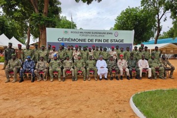 Défense : fin de stage pour les officiers de la 3e promotion du Cours d’Etat-major de l’Ecole Militaire Supérieure (EMS)